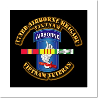 173rd Airborne Brigade w SVC Ribbons Posters and Art